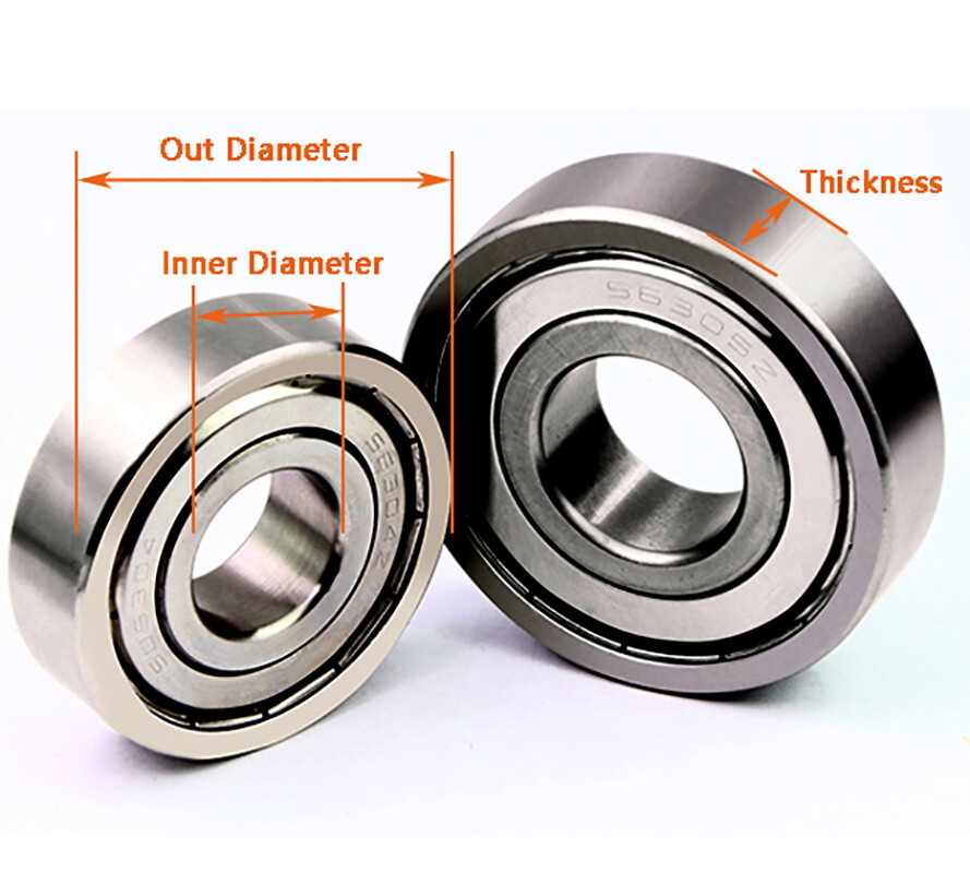 440 stainless steel Deep Groove Ball Bearing 6000~6010 10mm~50mm ID 26mm~80mm OD