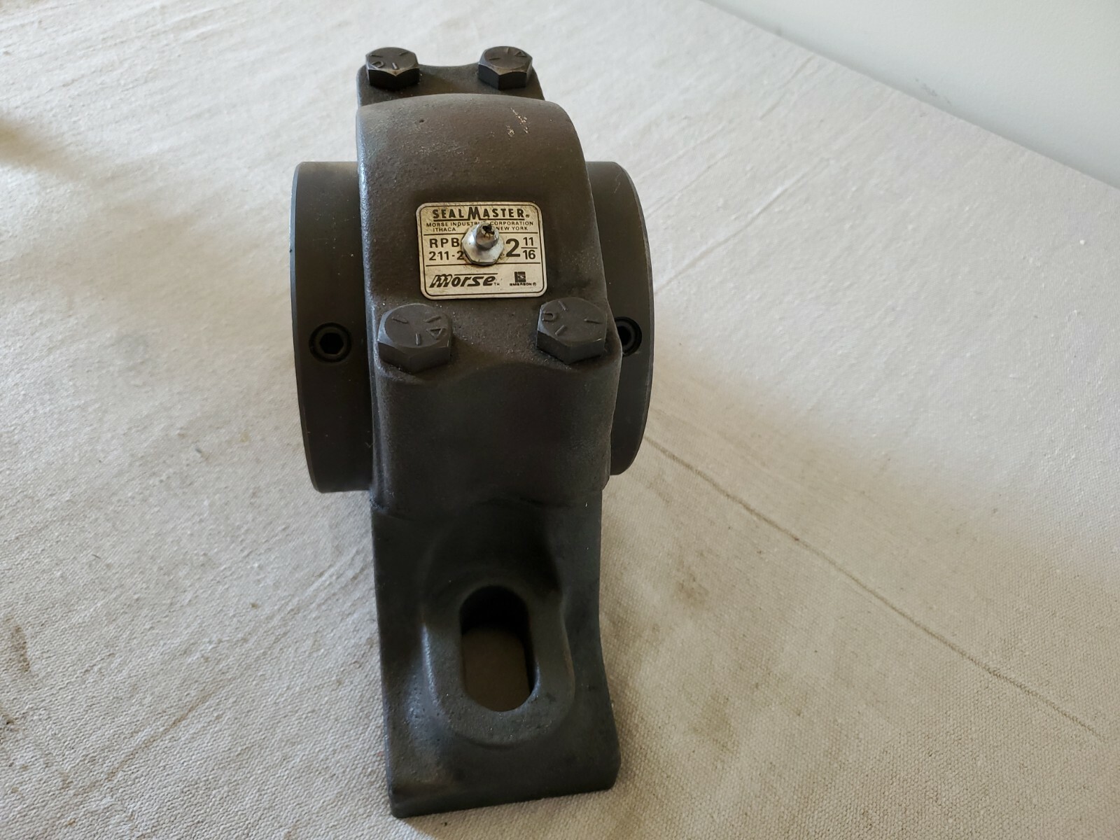 Sealmaster Morse RPB 211-2 Tapered Roller Bearing Pillow Block 2-11/16″ Bore