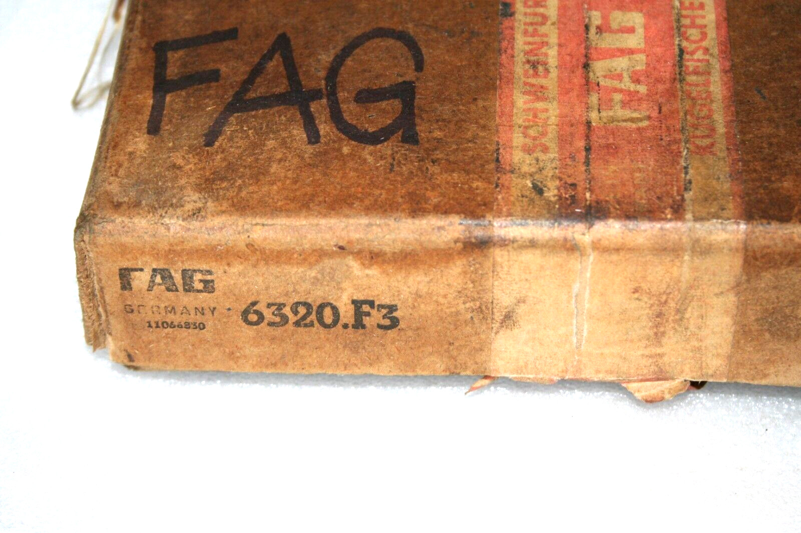 FAG 6320-F3 Radial/Deep Groove Ball Bearing – 100 x 215 x 47 mm * NEW *
