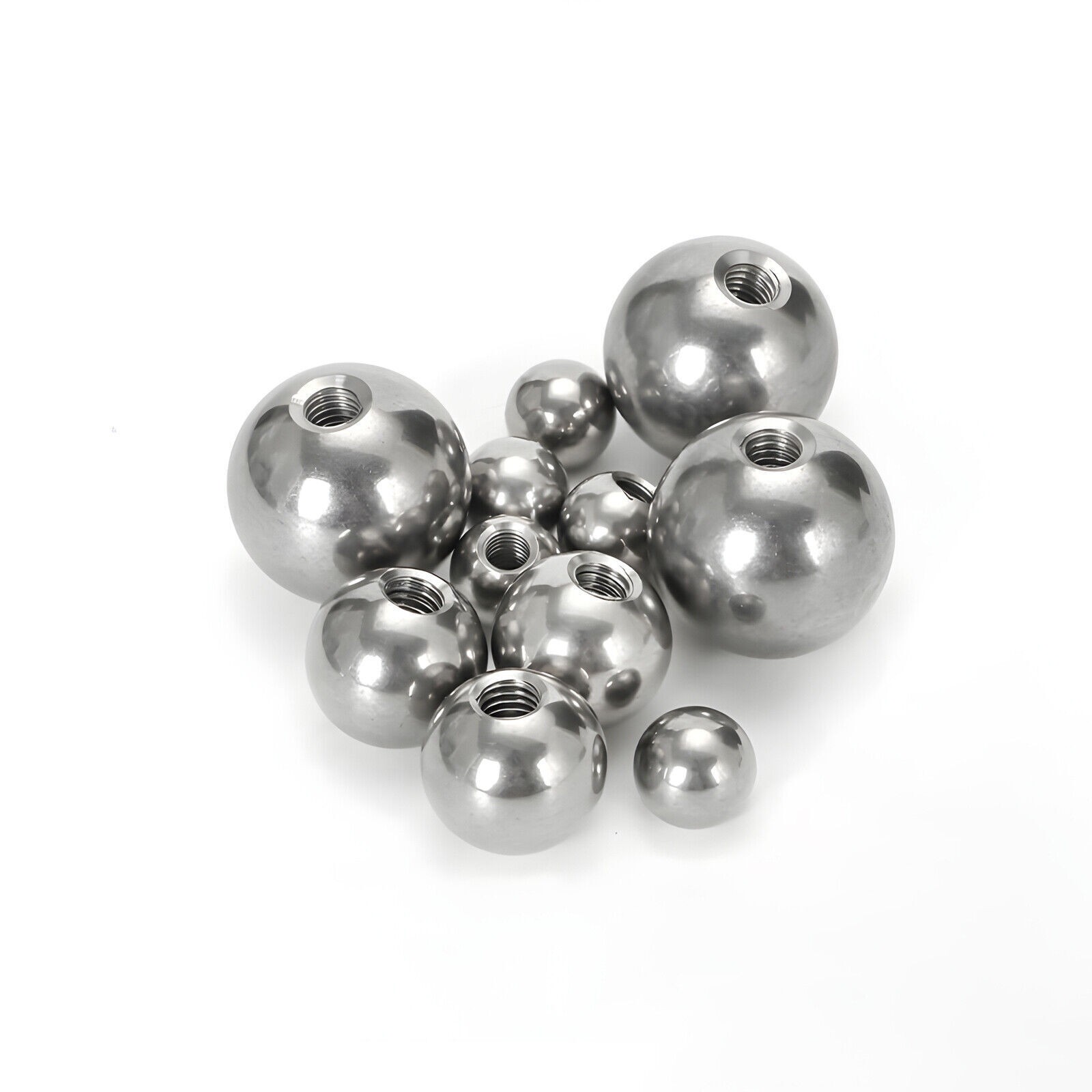 Ø 5mm-60mm Stainless Steel Ball Bearing With Half Thread M2 M2.5 M3 M4 M5 TO M20