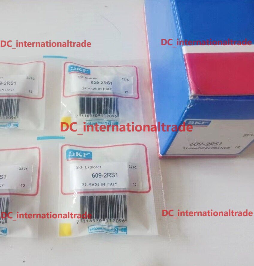 NEW SKF 609-2RS1 deep groove ball bearing 1PCS #DW