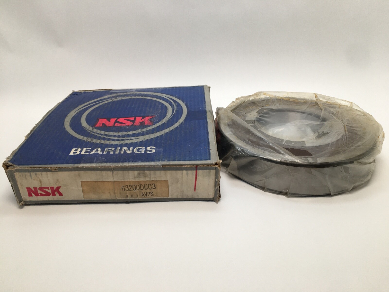NSK 6320DDUC3 Bearing Rubber Seals 100x215x47 mm 6320 DDU 2RS C3 6320RS Japan