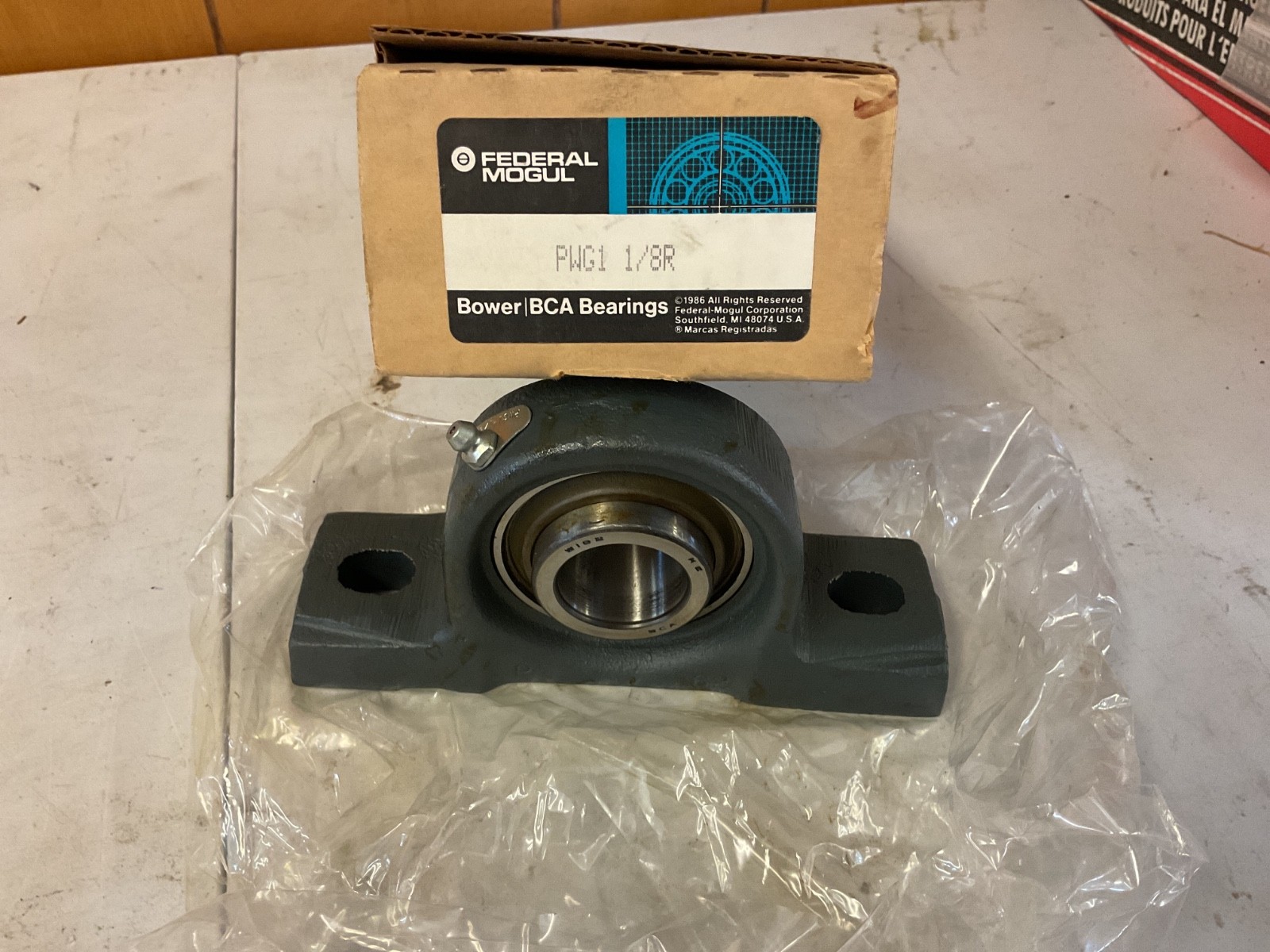 Federal PWG178R 2-Bolt Flange Mounted Ball Bearing – 1.875″ ID X 2.1875″ Center