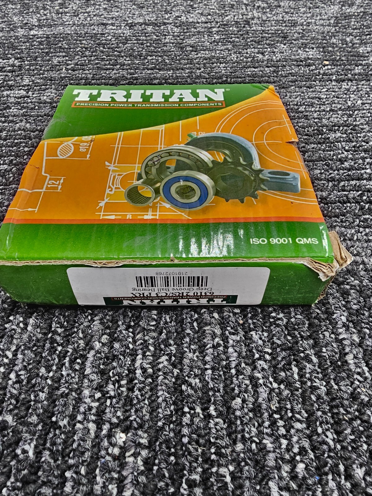Tritan Deep Groove Ball Bearing 6310 2RS/C3 PRX 50mm Bore Heavy Duty Alloy Steel