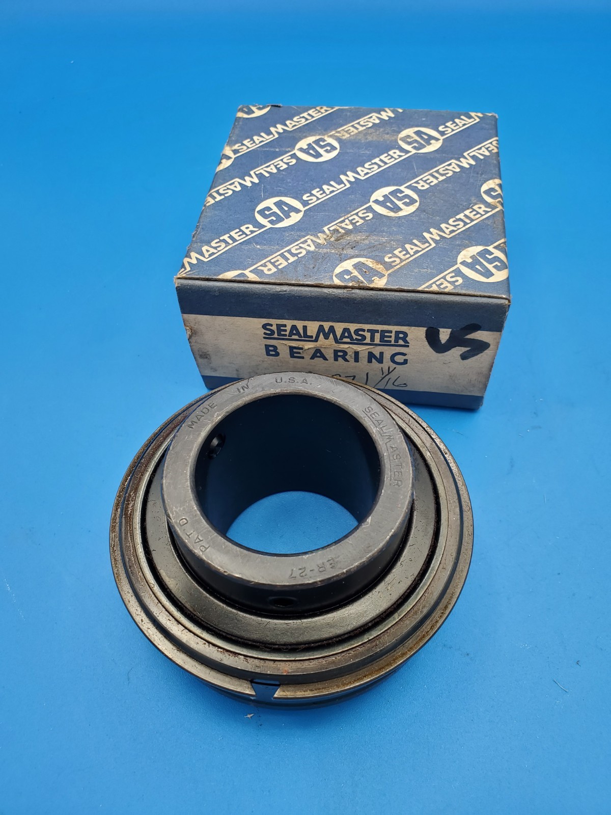 ER-27 SealMaster Insert Bearing 1-11/16″ Shaft PAT’D Original MADE IN USA