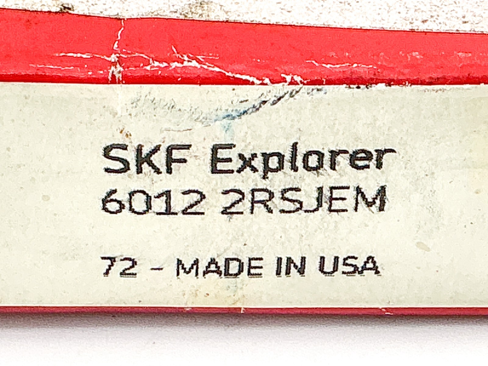 New SKF 6012 2RSJEM Deep Groove Roller Bearing
