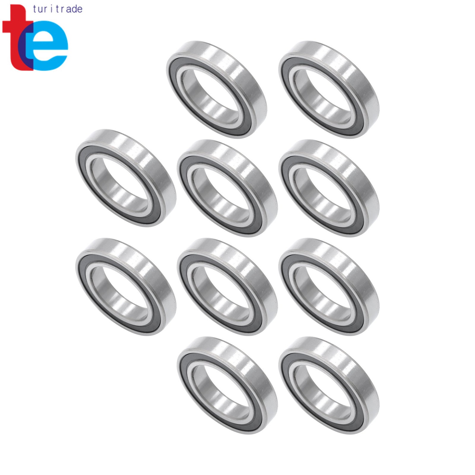 10pcs 6010-2RS Sealed Ball Bearings 50mm x80mm x16mm Double Sealed