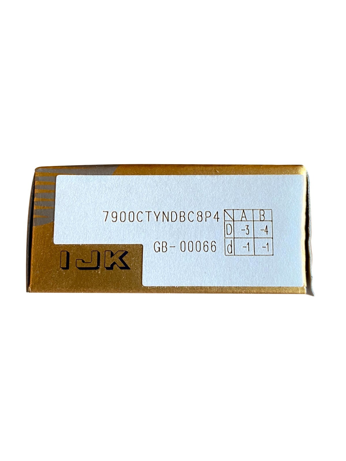 IJK Angular Contact Ball Bearing-7900CTYP4 10x22x6mm