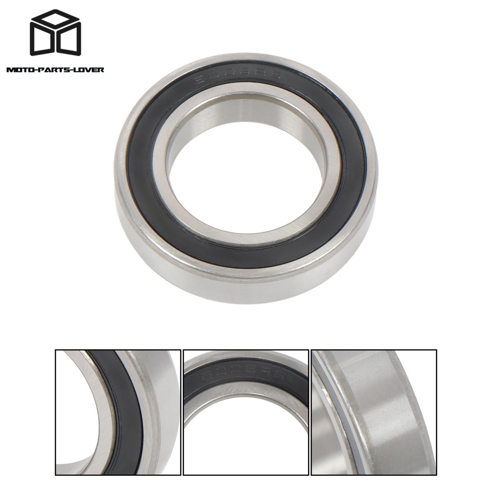 40x68x15mm 6008-2RS Bearings 10pcs Double Rubber Sealed