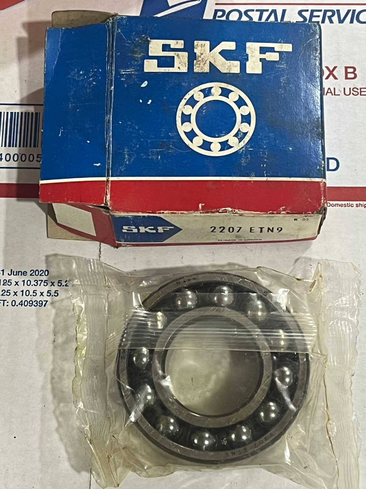 SKF 2207 ETN9 35mm X 72mm X 23mm Self Aligning Double Row Bearing