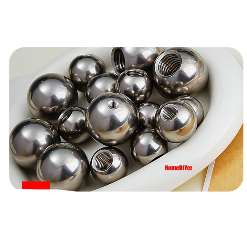 Round Ball 304 Stainless Steel Blind Hole Balls Threaded M2 M3 M4-M12 Ø 5mm~25mm