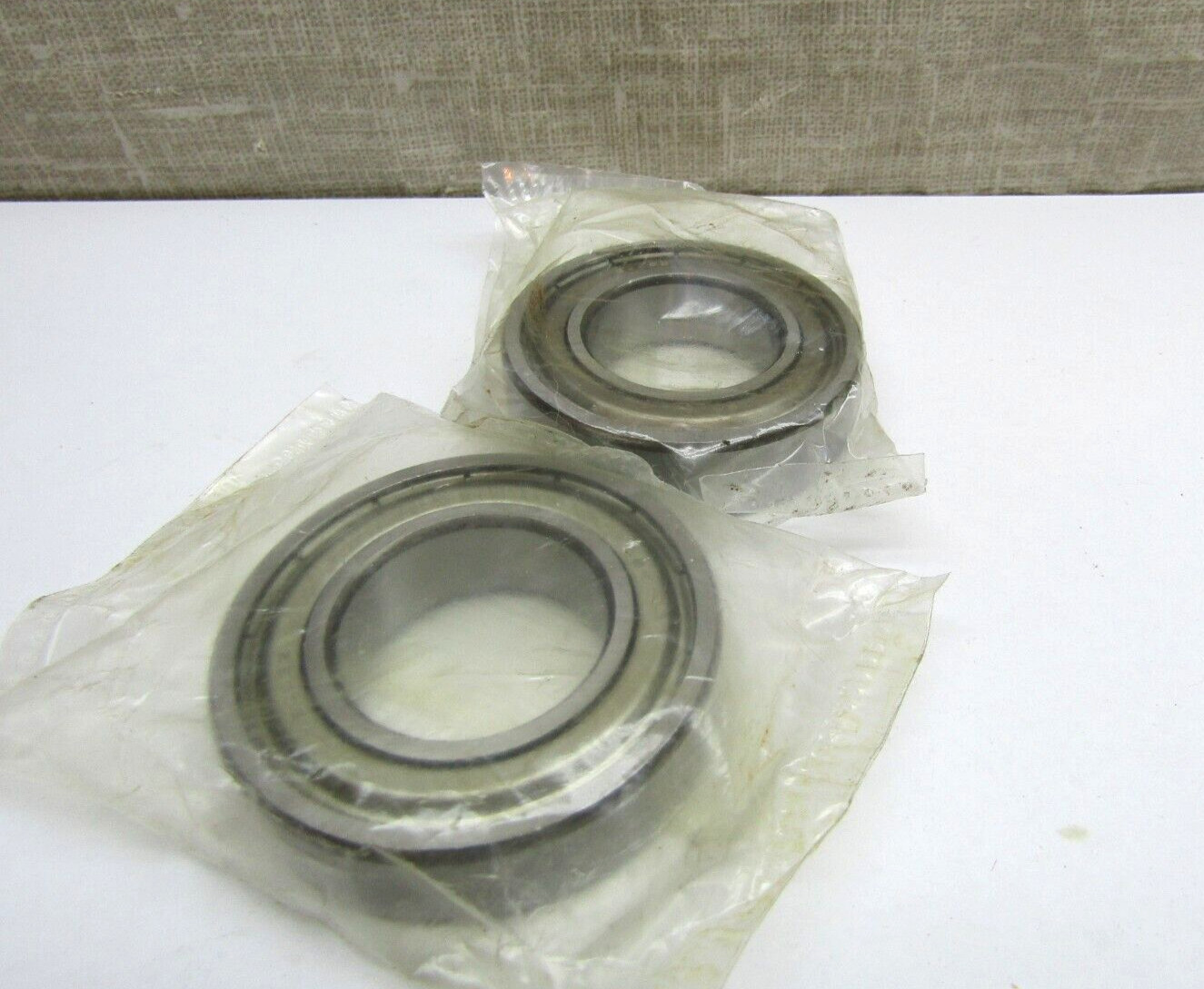 (Lot of 2) NSK 6005-ZZ 25mm X 47mm X 12mm Metal Shielded Bearing