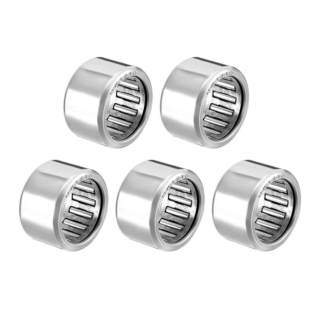 HK1210 Drawn Cup Needle Roller Bearing Open 12mm Dia 16mm OD 10mm Width 5sets
