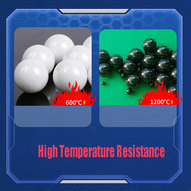 Dia 6.35-12.7mm Silicon Nitride Ceramic Ball G5 Precision Polish Bearing Balls
