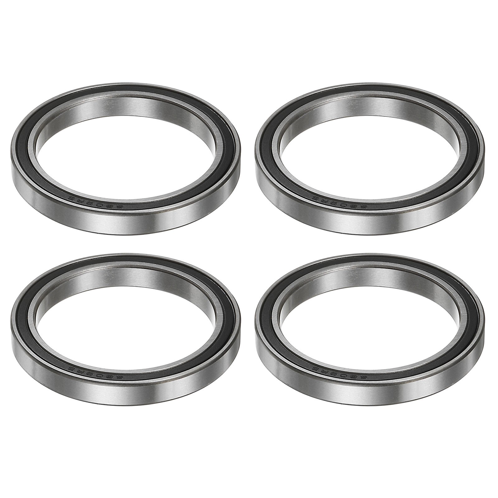 4pcs 6809-2RS Ball Bearings 45mmx58mmx7mm Chrome Steel ABEC3 Double Sealed