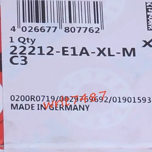 1PC FAG 22212-E1A-XL-M-C3 self-aligning roller bearing