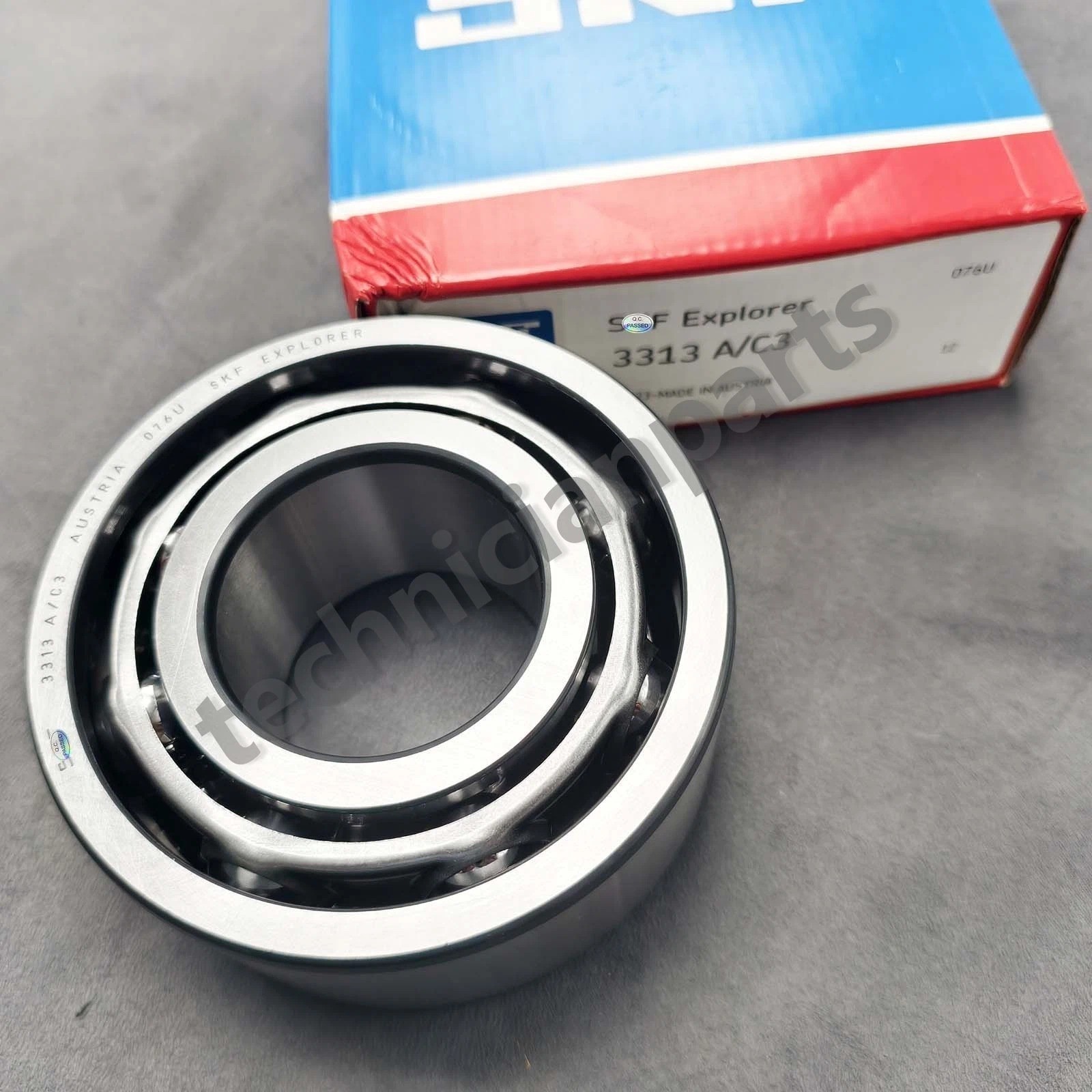 1X New Double Row Angular Contact Ball Bearing for SKF 3313 A/C3 65x140x58.7mm