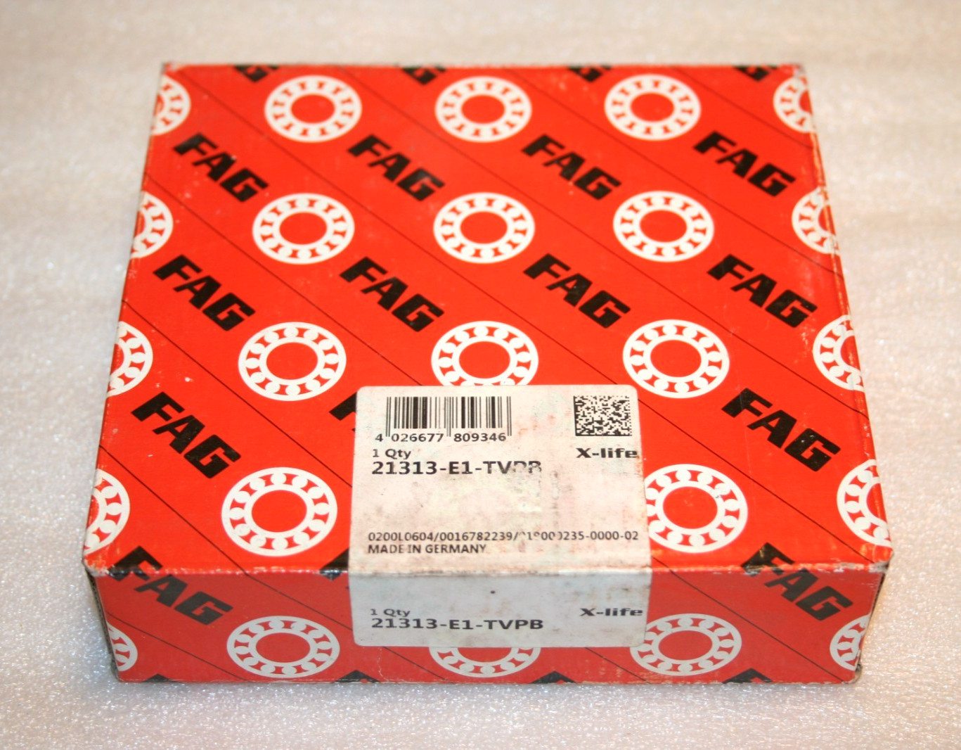 GENUINE FAG X-Life 21313-E1-TVPB Spherical Roller Bearing * NEW UNOPENED *