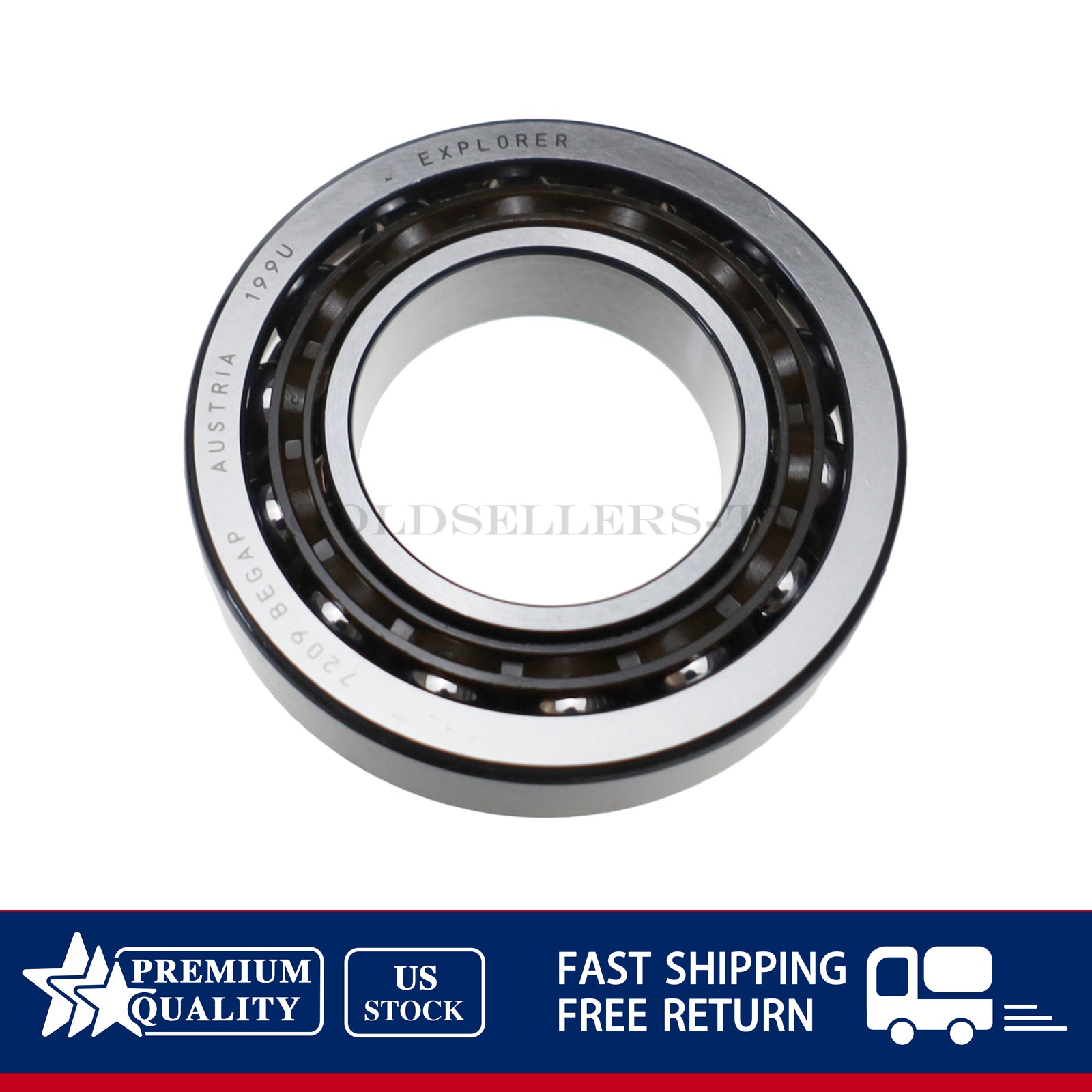 NEW Fits SKF 7209 BEGAP Angular Contact Ball Bearing 45x85x19 mm US