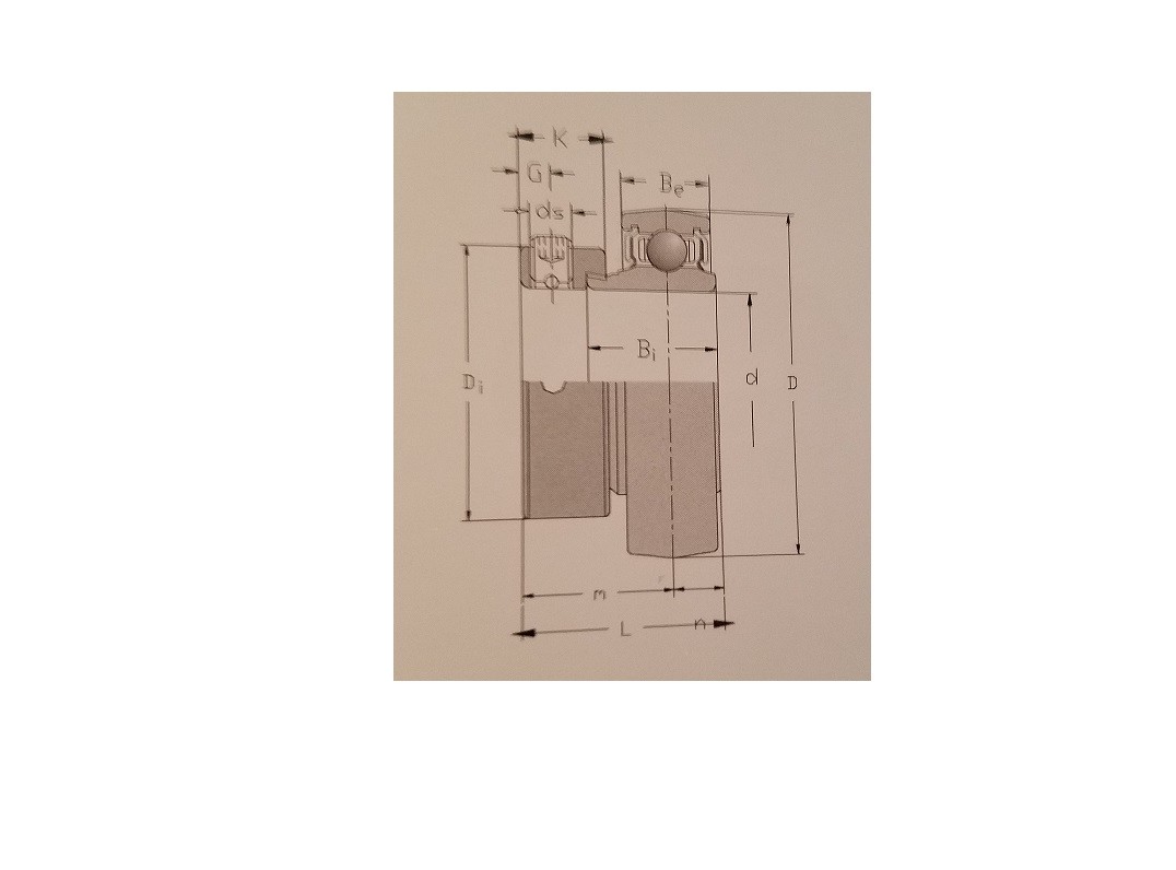 (Qty.2) Eccentric Insert Bearing SA202-10 5/8″ Bore w/ Locking Collar 5/8″ SA202