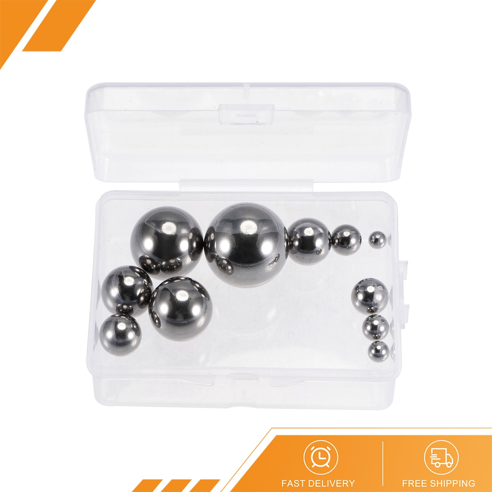 11pcs – Bearing Balls 7/32″ 1/4″ 5/16″ 3/8″ 7/16″ 1/2″ 9/16″ 5/8″ 3/4″ 7/8″ 1″