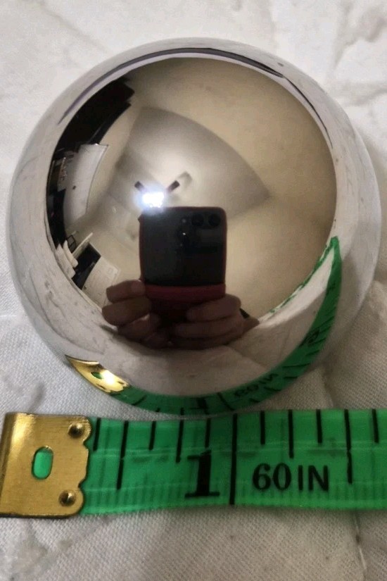 Precision Ball 1-5/8″ Diameter G100 Solid Chrome Steel Bearing Ball
