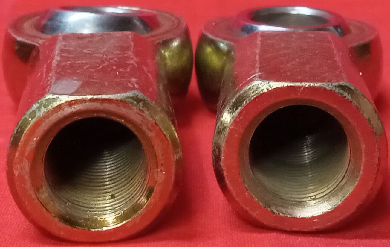 3/8″ STEEL FEMALE ROD END BEARING 5/8″ BEARING END FIOSBF-K **LOT OF 2**