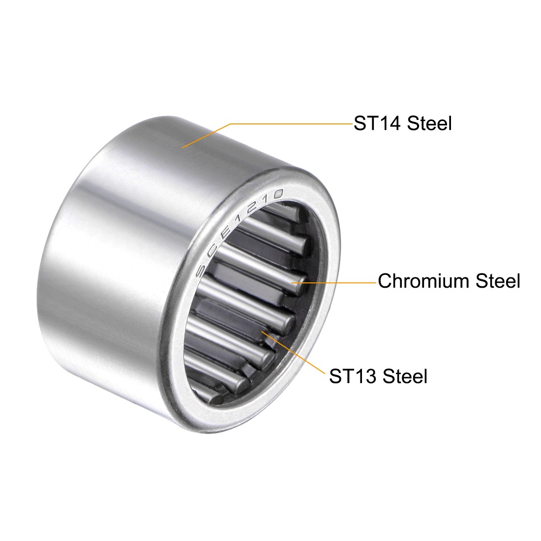 5pcs 3/4″ Bore SCE1210 Needle Roller Bearings 3/4″ Bore 5/8″ Width ST14 Steel