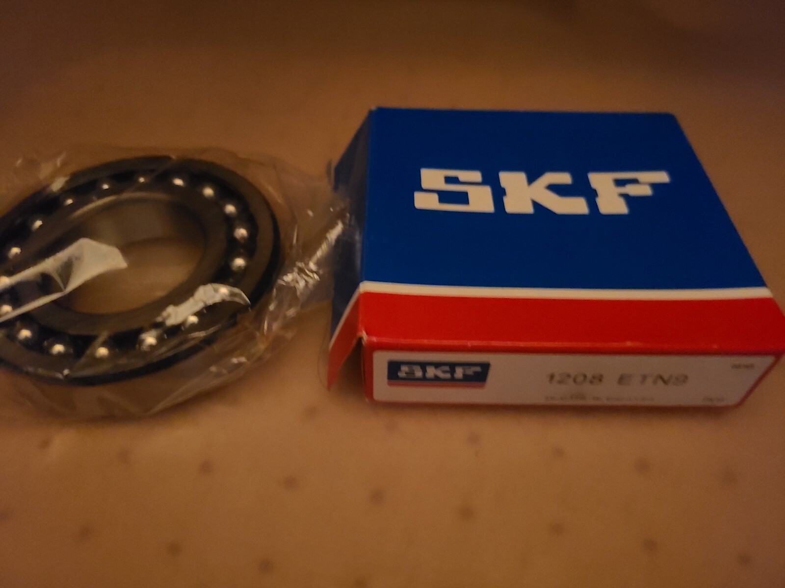 Genuine SKF 1208 ETN9 Self-Aligning Ball Bearing 40mm x 80mm x 18mm OPEN