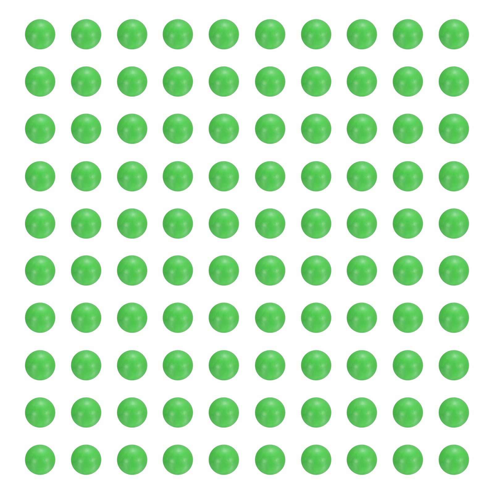 200pcs PP Plastic Bearing Balls G2 9/32″(7.144mm) Solid Plastic Balls, Green