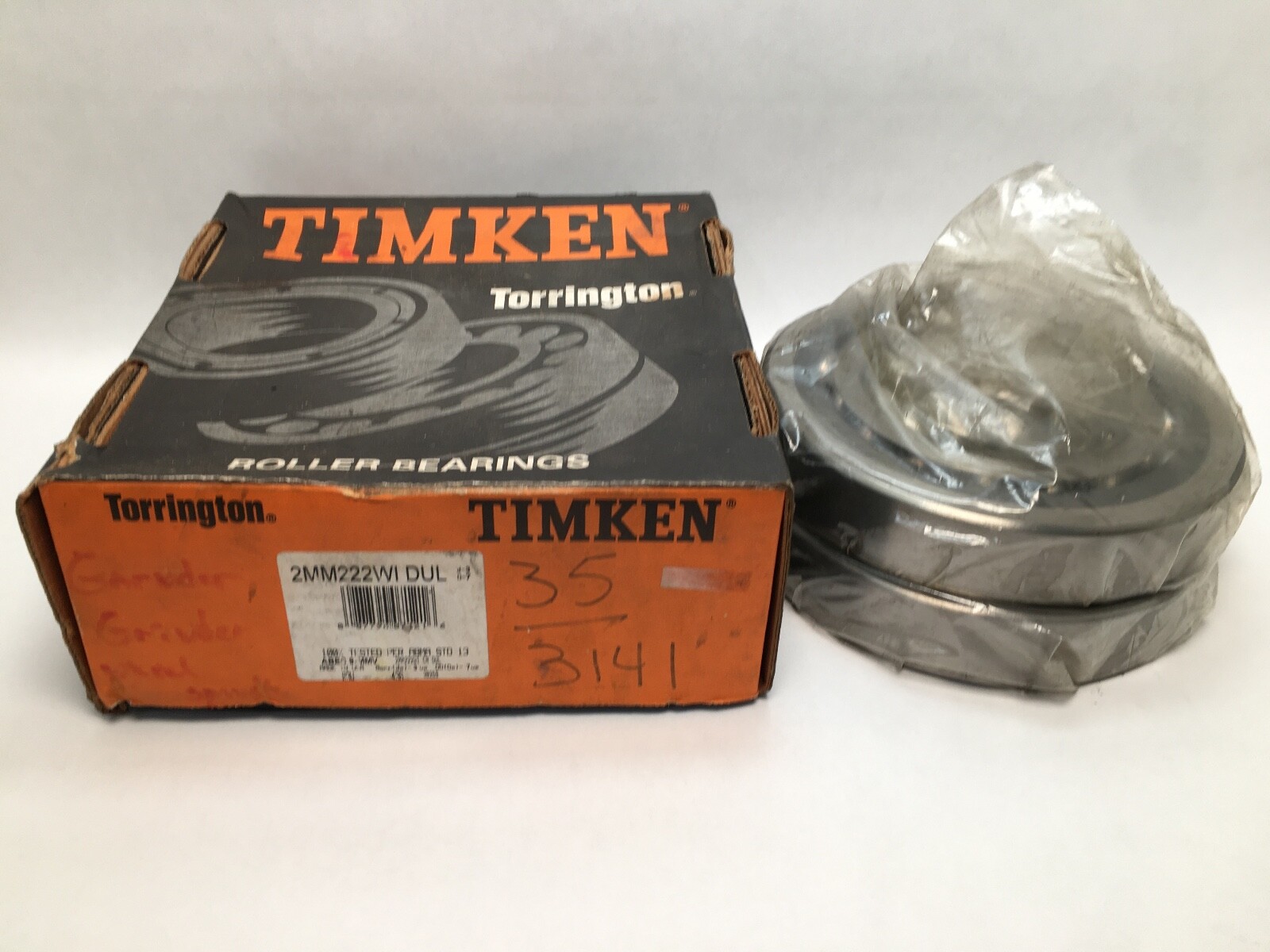Fafnir 2MM222WI-DUL Bearing 110x200x38 mm 7222-C 2MM-222-WI-DUL Timken USA 2 Pcs