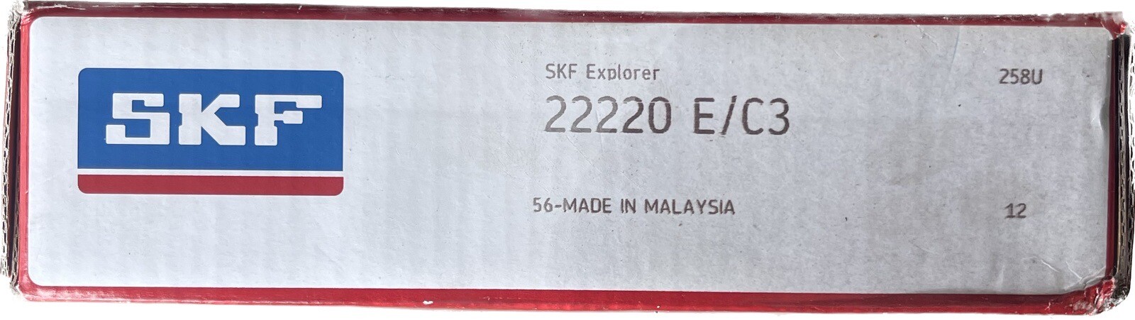 SKF 22220EC3 100mm Spherical Roller Bearing Bore