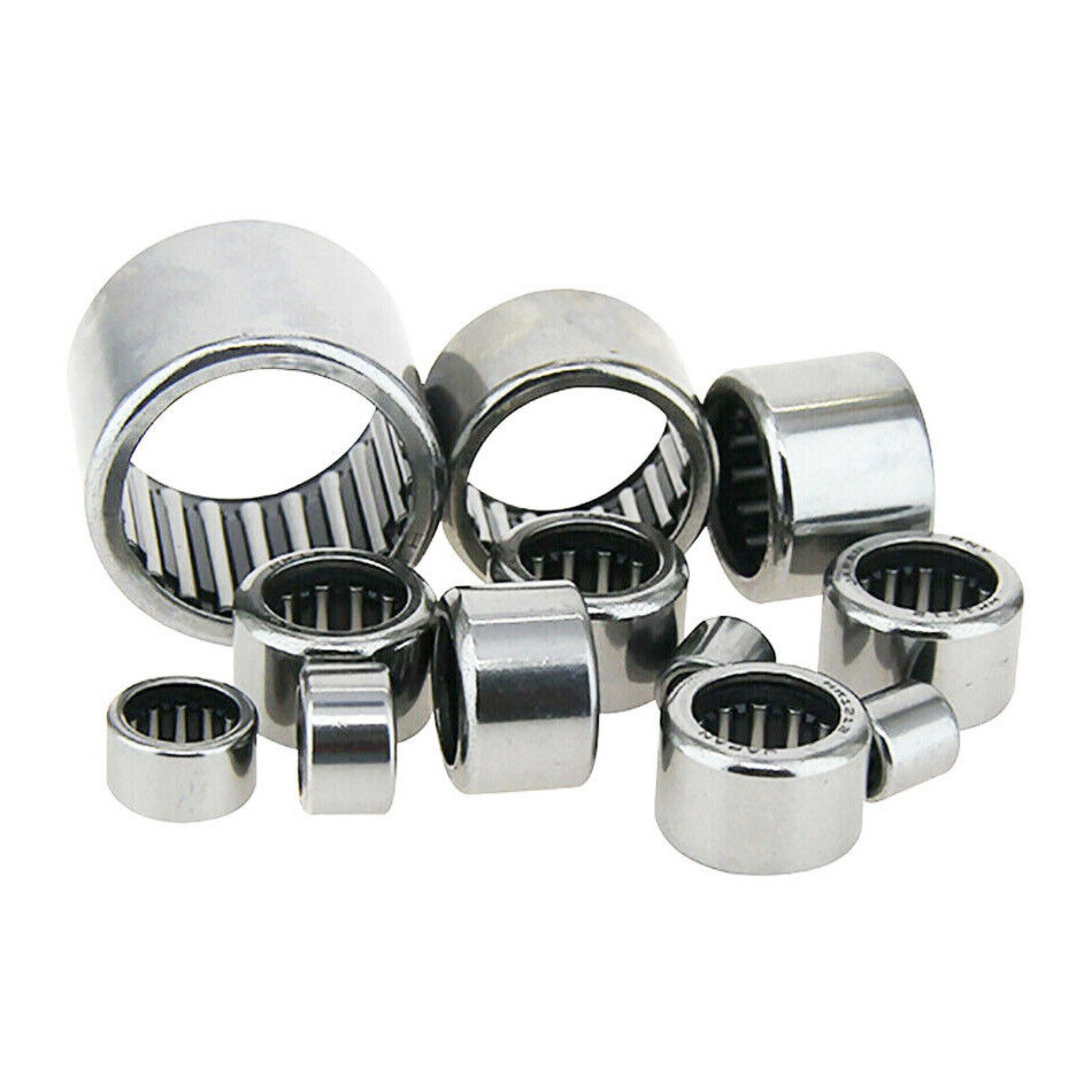 Bore 4mm to 60mm Drawn Cup Needle Roller Bearings HK Series No.HK0408 to HK6032