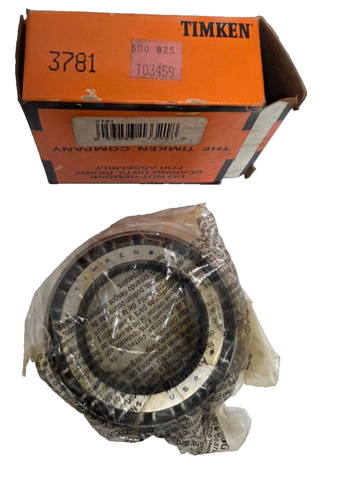NOS Lot of Qty3 Assorted Timken Tapered Roller Bearings, 3781, 394A, 399AS