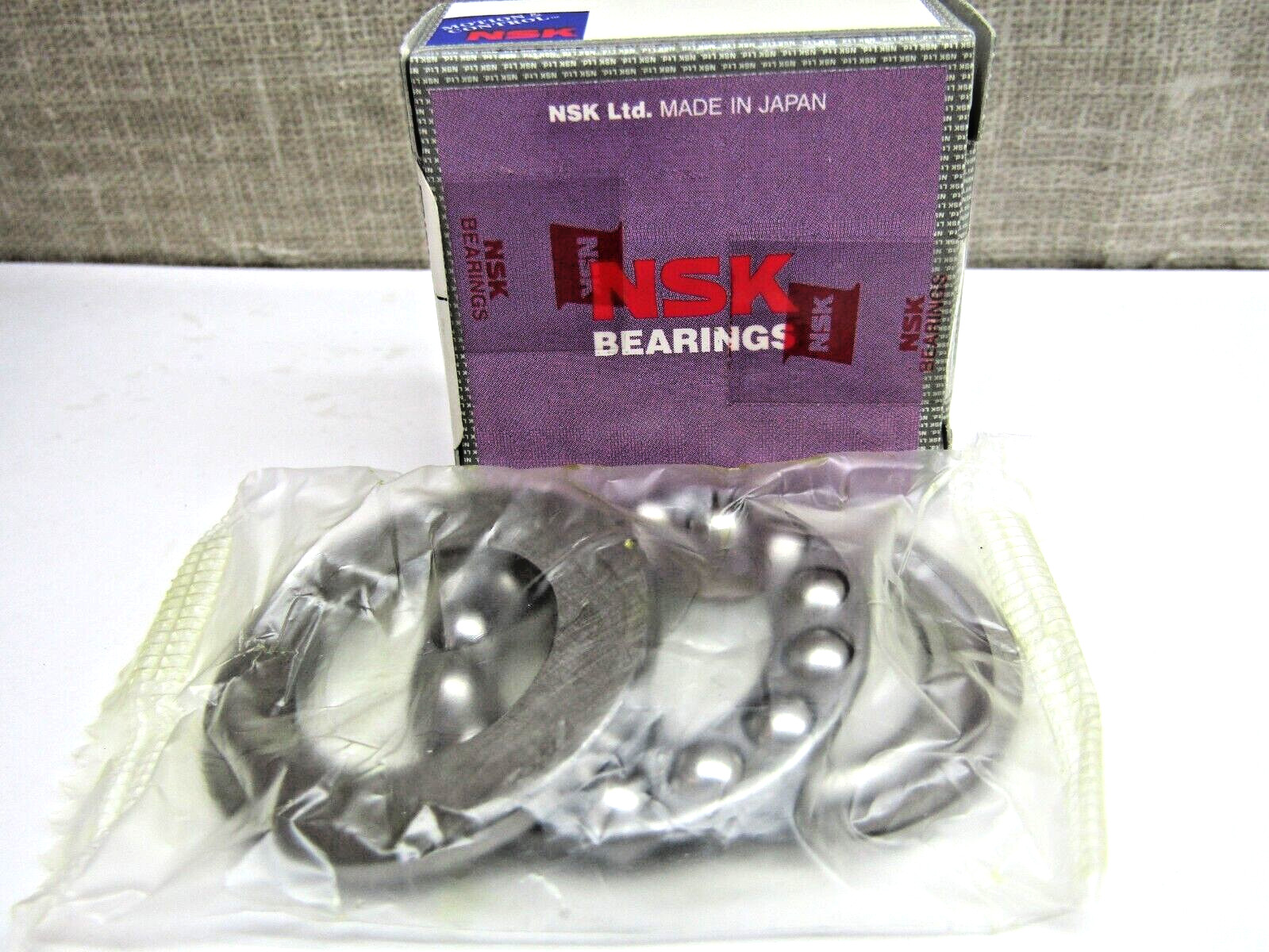 NSK 51104 20mm X 35mm X 10mm Ball Thrust Bearing Made in Japan