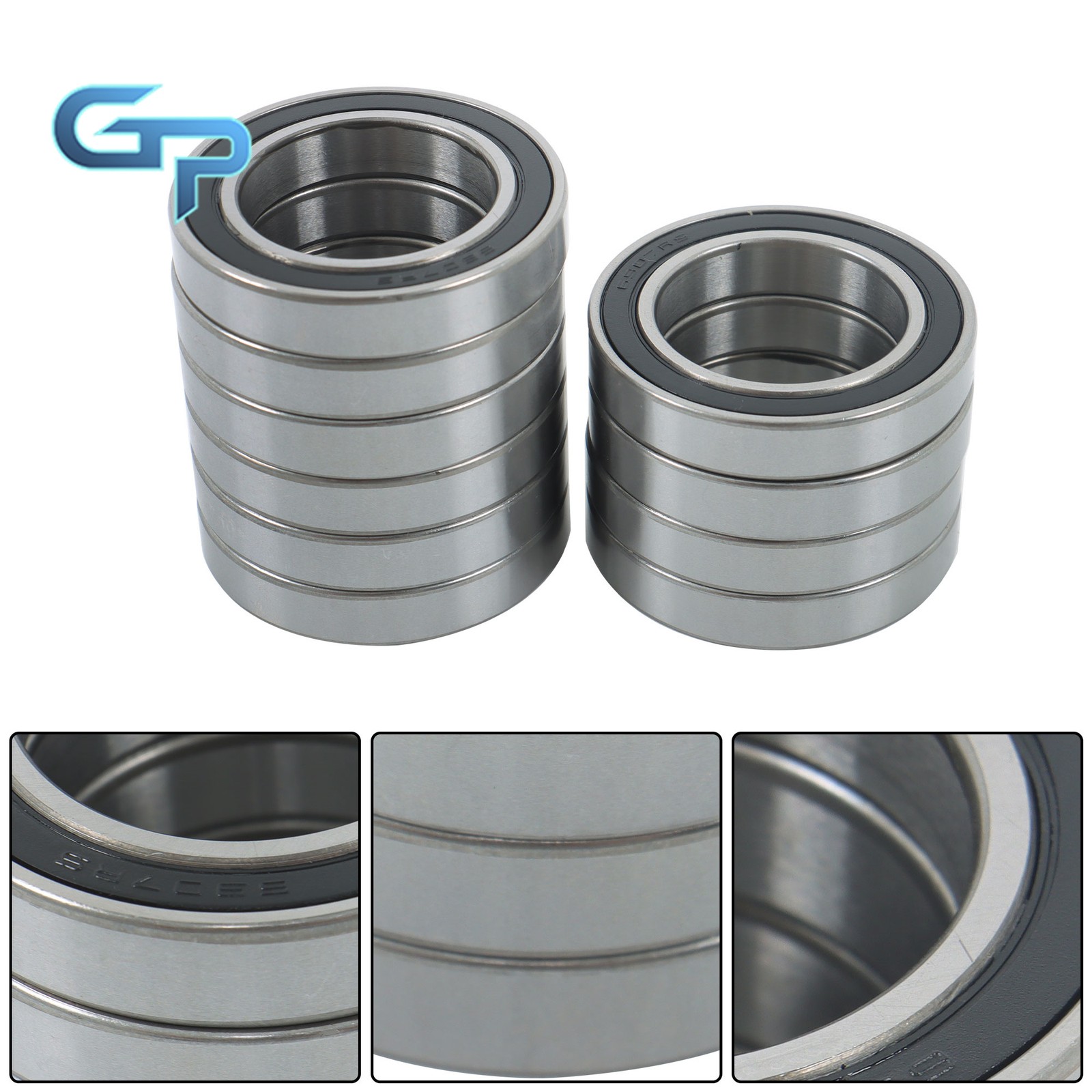 10pcs 6907-2RS 35x55x10mm Bearings Rubber Sealed Complete Set