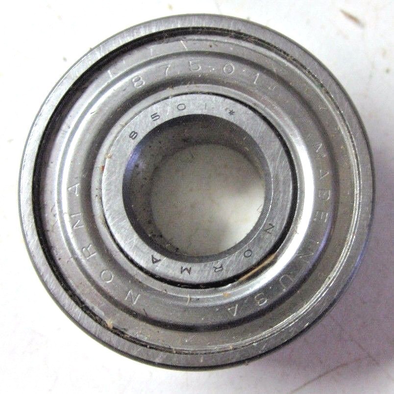 USA Norma Hoffmann 87501 Shielded Ball Bearing: 12mm Bore, 32mm OD, 12.6mm Width