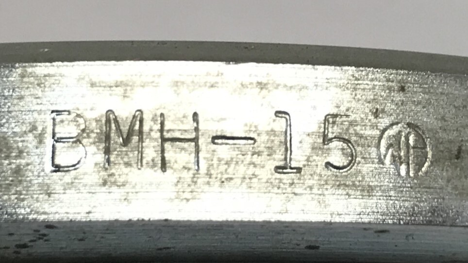 Whittet-Higgins Zinc Coated Bearing Lock Nut BMH15 [Lot of 2] NOS