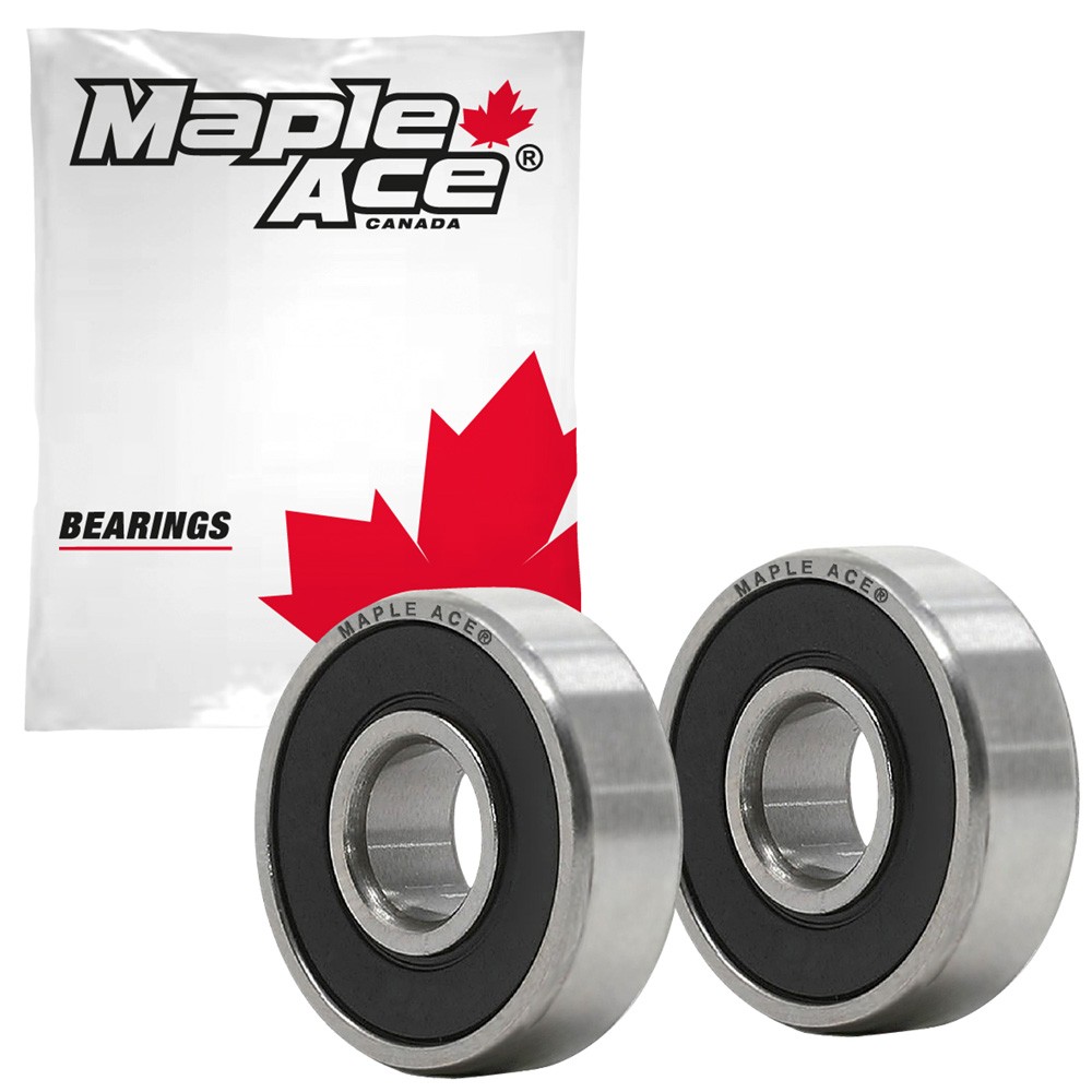 R188-2RS Ball Bearing 1/4″ x 1/2″ x 3/16″ R188 2RS Rubber Sealed (Qty 2)