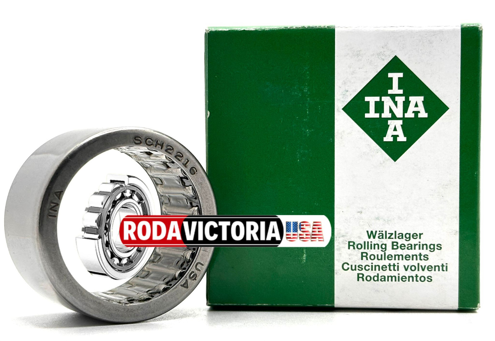 INA USA SCH2216 Drawn Cup Needle Roller Bearing 1.375″ x 1.750″x 1.000″ BHA2216Z