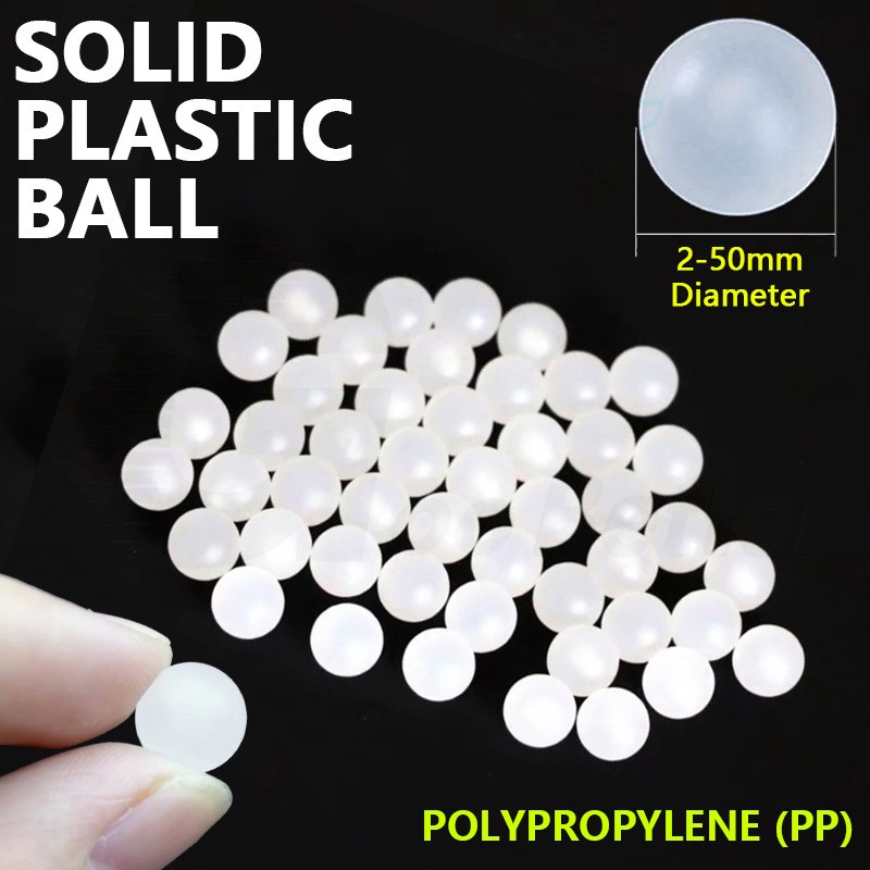 Polypropylene PP Solid Plastic Balls Bearing Transmission Ball Precision Ø2-50mm