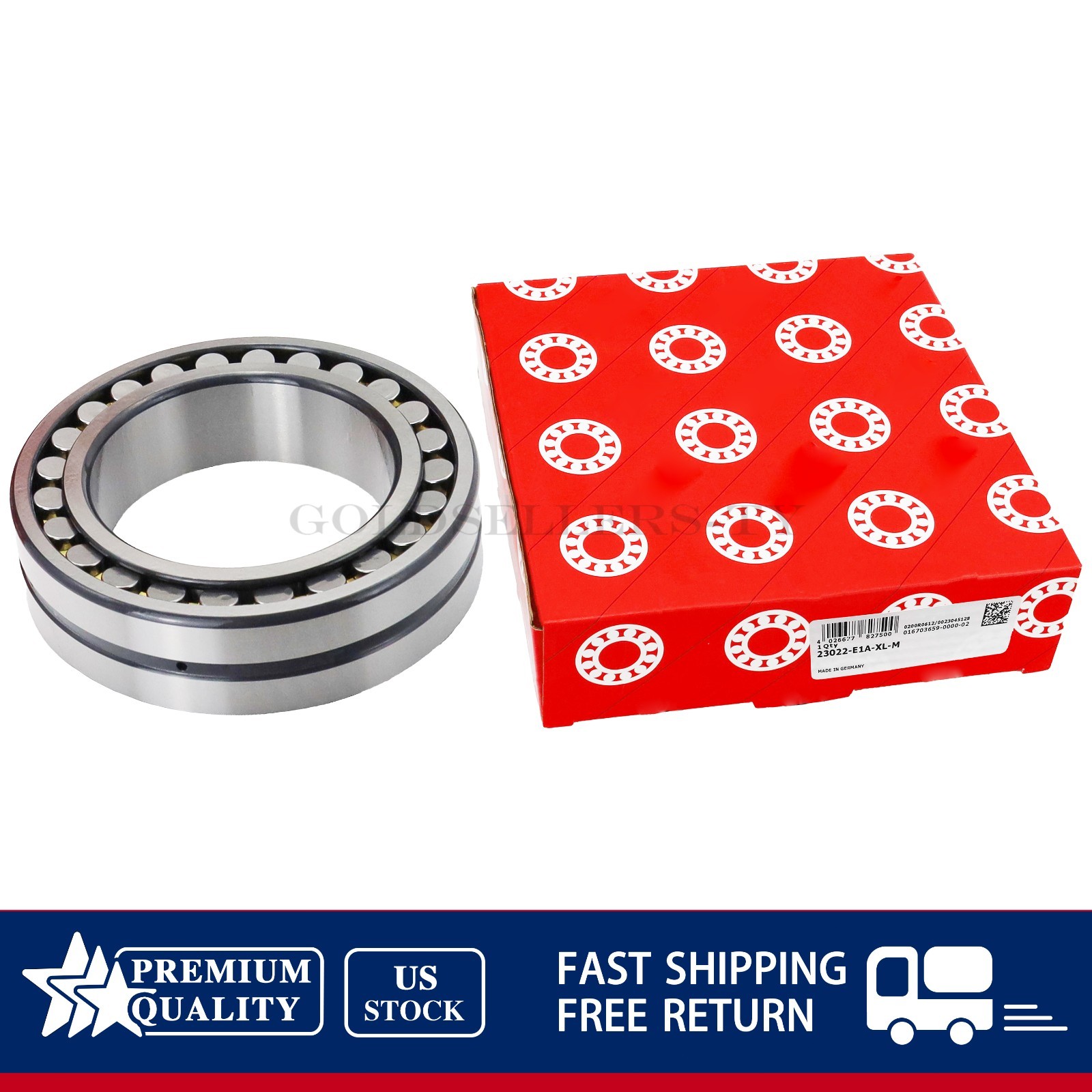 NEW For FAG 23022-E1A-XL-M Spherical Roller Bearing 110x170x45mm US