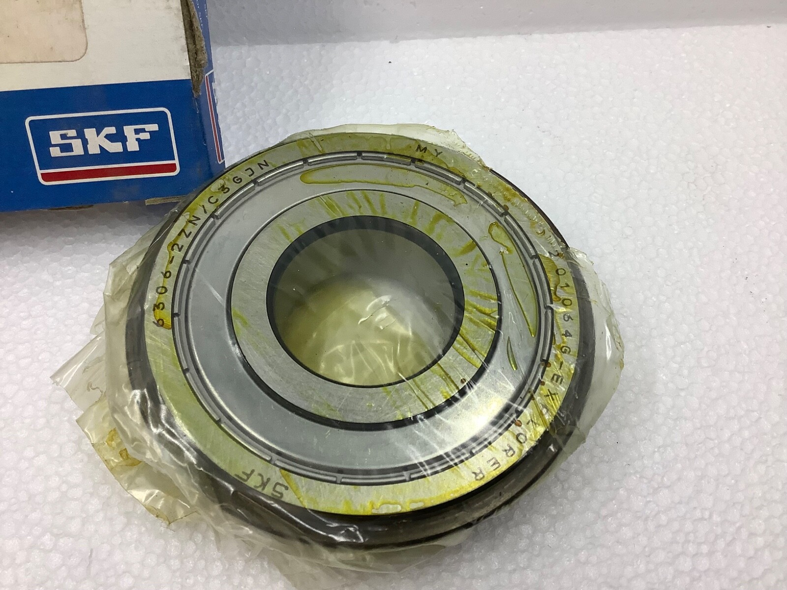 SKF 6306-2ZNRJ Deep Groove Shielded Ball Bearing