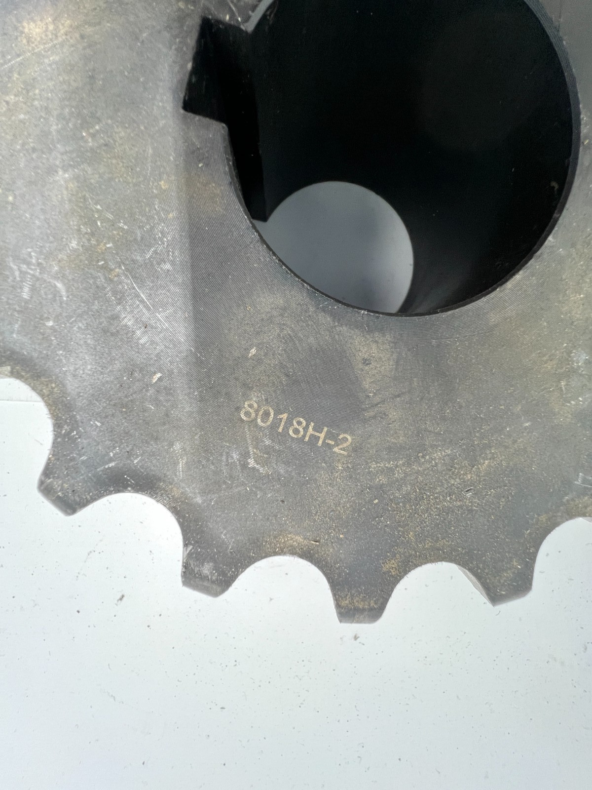 Amec 8018H-2 Chain Coupling Sprocket , 18 Teeth Count 2000 Maximum RPM, Steel