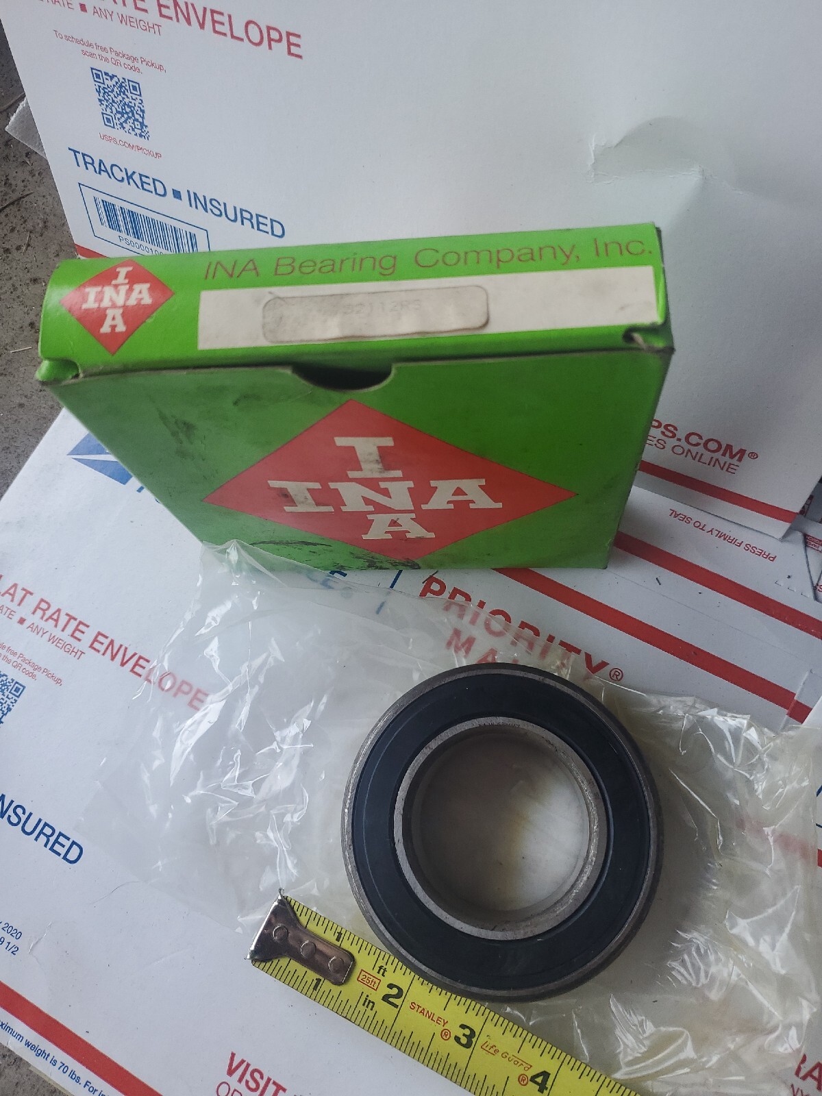 INA 3211-2RS 55mm X 100mm X 33.3mm Sealed Angular Bearing NEW, B3