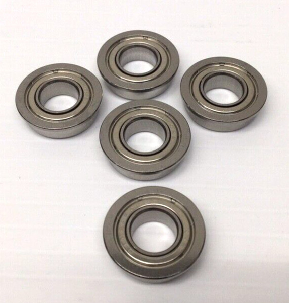 NMB DDLF1680HHR Flanged Miniature Ball Bearing 8mm ID 16mm OD 5mm W (Pack Of 5)