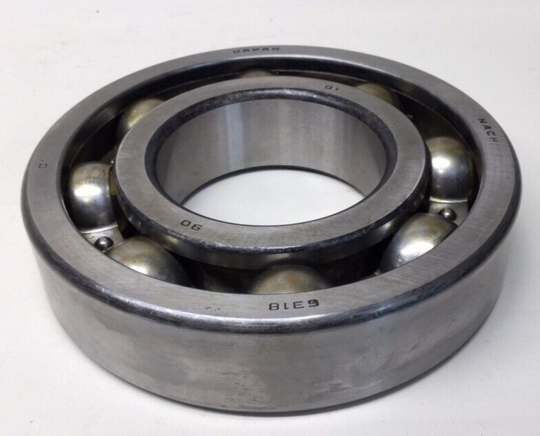 Nachi 6318 Single Row Ball Bearing No Shields 43mm 90mm 190mm