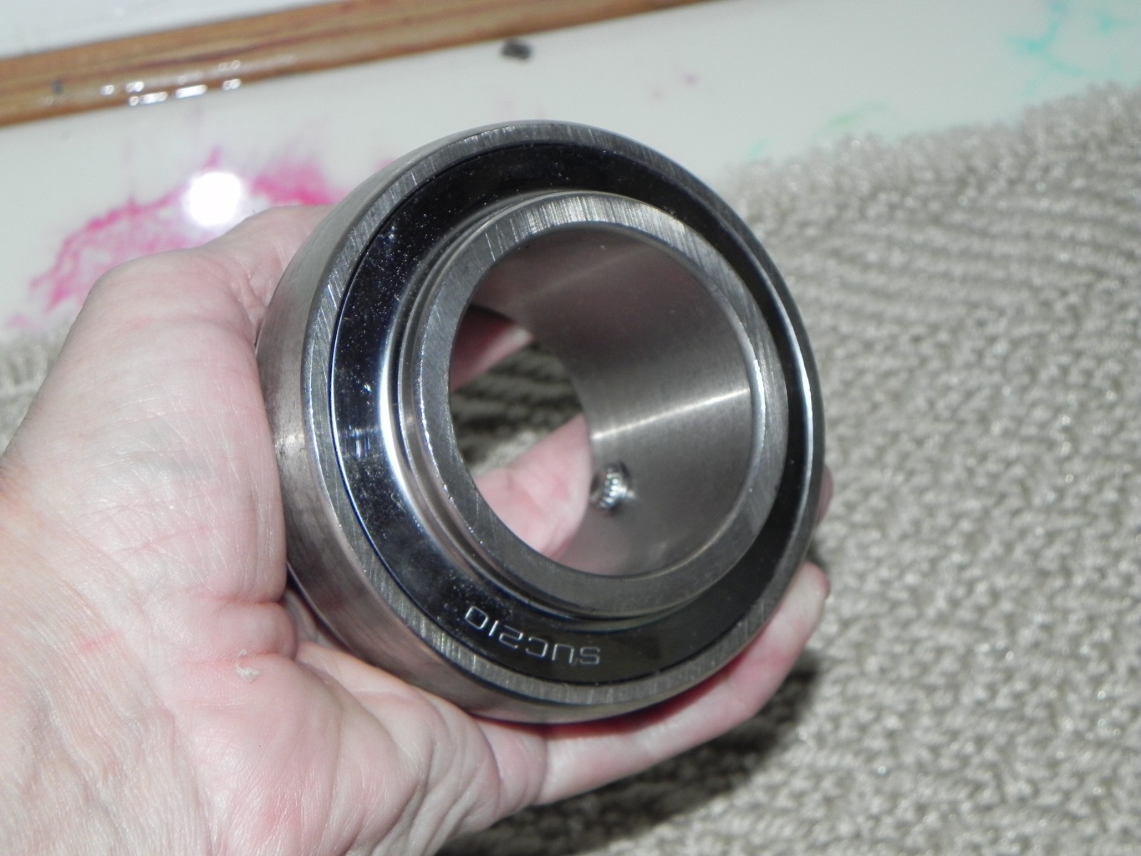 FSY SUC210 Stainless Steel Insert Bearing, Bore 50 mm (2 in), 90mm (3.54 in)OD