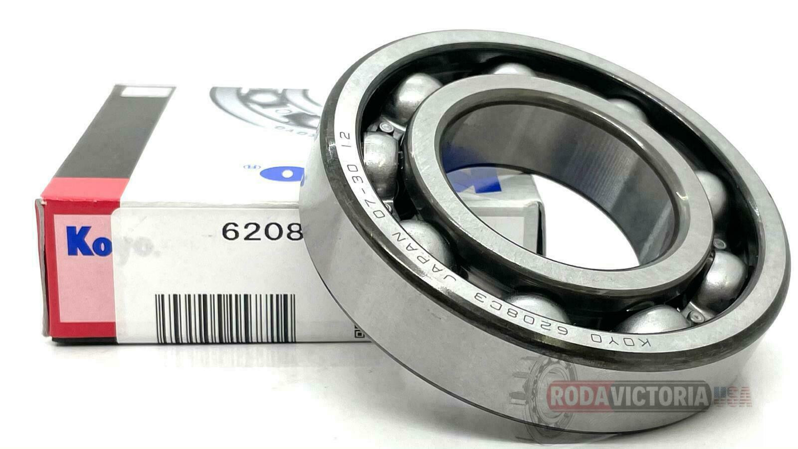 KOYO JAPAN 6208 C3 OPEN, NO SEALS Deep Groove Ball Bearings 40x80X18mm KOYO