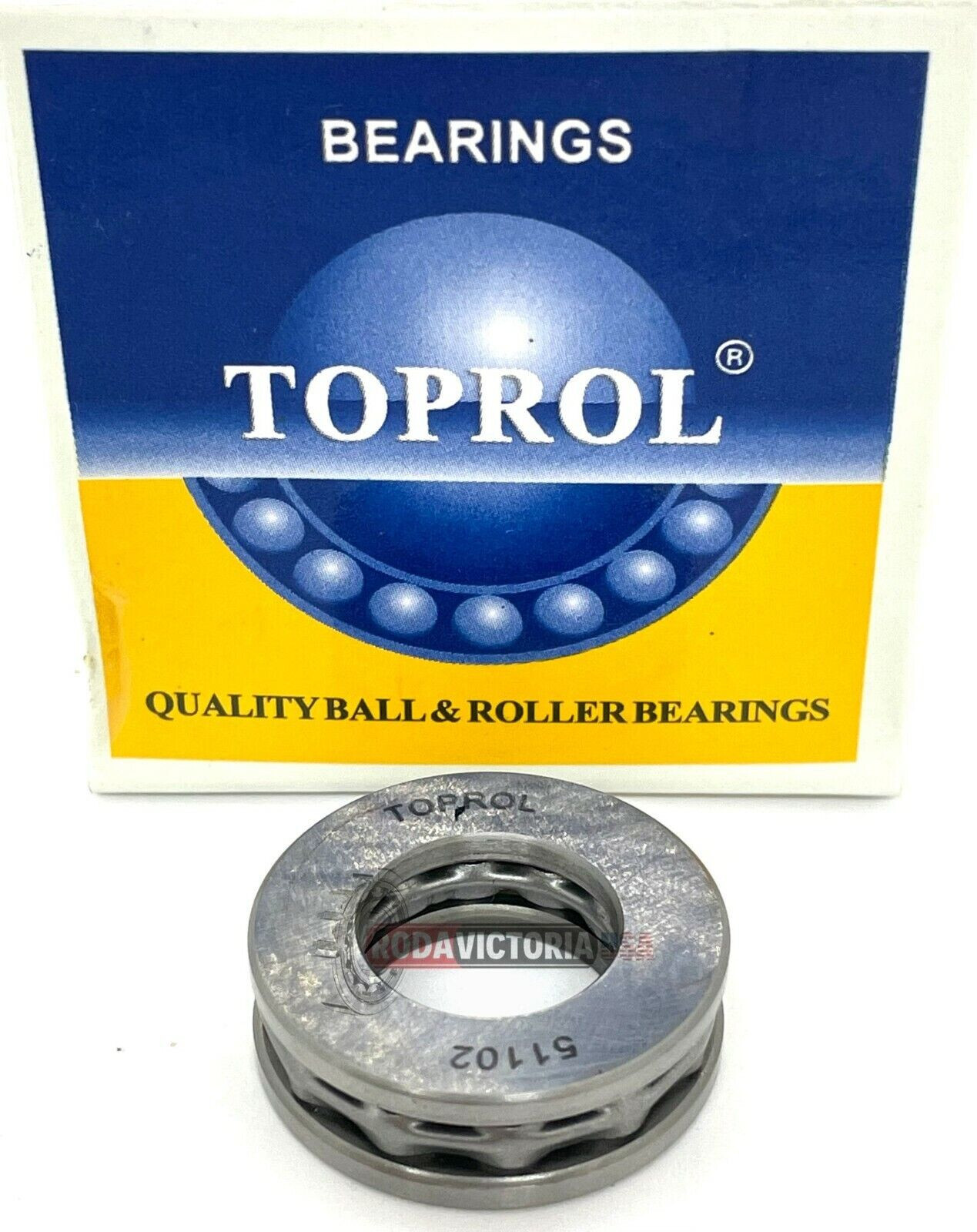 TOPROL 51102 AXIAL THRUST BALL BEARING 15mm X 28mm X 9mm 15X28X9 FRD163 TOPROL